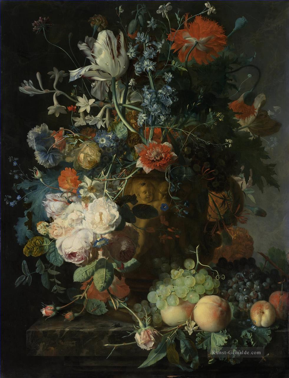 Stillleben with Flowers and Fruit 4 Jan van Huysum Klassik Ölgemälde
